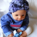 Baby photo vintage prop hat - Péter  pihe-puha meleg kötött sapi újszülött kislánynak akár fotózáshoz, Baba-mama-gyerek, Dekoráció, Baba-mama kellék, Kötés, Ez most kisfiúnak készült, kimondottan baba fotózáshoz, édes fiú sapi, de minden igényt kielégítő té..., Meska
