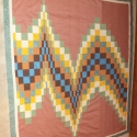 \"Bargello\"ágytakaró- AKCIÓS!, Otthon, lakberendezés, Lakástextil, Varrás, Patchwork, foltvarrás, Ágytakarót készítettem ami szerintem nagyon mutatós minta!BARGELLÓ!Olyan színeket válogattam amik sz..., Meska