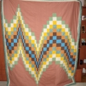 \"Bargello\"ágytakaró- AKCIÓS!, Otthon, lakberendezés, Lakástextil, Varrás, Patchwork, foltvarrás, Ágytakarót készítettem ami szerintem nagyon mutatós minta!BARGELLÓ!Olyan színeket válogattam amik sz..., Meska