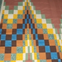 \"Bargello\"ágytakaró- AKCIÓS!, Otthon, lakberendezés, Lakástextil, Varrás, Patchwork, foltvarrás, Ágytakarót készítettem ami szerintem nagyon mutatós minta!BARGELLÓ!Olyan színeket válogattam amik sz..., Meska