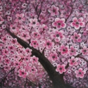 Tavasz (100cm x 120cm) akril festmény , Meska