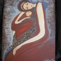 Anya gyermekével 40X30cm akril festmény, Baba-mama-gyerek, Képzőművészet , Festmény, Akril, Festészet, Festett tárgyak, Kézzel festett akril festmény,mely teljes egészében saját alkotásom.
Különleges dísze lehet lakásnak..., Meska