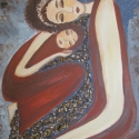 Anya gyermekével 40X30cm akril festmény, Baba-mama-gyerek, Képzőművészet , Festmény, Akril, Festészet, Festett tárgyak, Kézzel festett akril festmény,mely teljes egészében saját alkotásom.
Különleges dísze lehet lakásnak..., Meska