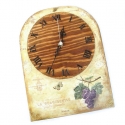 Szőlős falióra, Otthon, lakberendezés, Férfiaknak, Falióra, Decoupage, szalvétatechnika, Fából készült, szőlős mintával díszített falióra, kézzel égetett számlappal.
Nosztalgikus darab, az ..., Meska