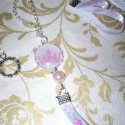 Pink korona szett, Ékszer, óra, Ékszerszett, Fülbevaló, , Meska