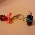 "Mindig veled cupcake", Mindenmás, Kulcstartó, , Meska