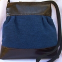 ÚJ KOLLEKCIÓ: City bag:Kék és barna-rendelhető, Táska, Otthon, lakberendezés, Válltáska, oldaltáska, Varrás, Kedvenc városba járós,rohangálós táskáim többsége ilyen, ők adták az ihletet: pont elég nagy,és prak..., Meska