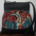ÚJ KOLLEKCIÓ: City bag : Piros-kék kord virágok, Esküvő, Ruha, divat, cipő, Mindenmás, Táska, Varrás, Kedvenc városba járós,rohangálós táskáim többsége ilyen, ők adták az ihletet: pont elég nagy,és prak..., Meska
