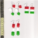 Magyar zászló fülbevaló, kokárda másként, Dekoráció, Ékszer, óra, Magyar motívumokkal, Fülbevaló, Ékszerkészítés, Újrahasznosított alapanyagból készült termékek, PP műanyag palackból készítettem a fülbevalókat. Ezüst színű szerelékkel vannak ellátva.

Az ár 3 pá..., Meska