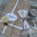 Shabby Chic esküvői meghívó, ültetőkártya  , Képeslap, album, füzet, Esküvő, Képeslap, levélpapír, , Meska