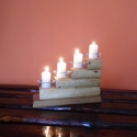 advent-natur mécsestartó, Otthon, lakberendezés, Dekoráció, Gyertya, mécses, gyertyatartó, Karácsonyi, adventi apróságok, , Meska