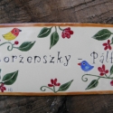 Egyedi tűzzománc névtábla, Férfiaknak, Otthon, lakberendezés, Magyar motívumokkal, Utcatábla, névtábla, Tűzzománc, Egyedi,tűzzománc névtábla, megrendelésre készül.
Mérete: 7,5x15 cm max. két név esetén, 6-6,5x15 cm ..., Meska