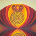 18.Mandala-Vászonra, Dekoráció, Festmény, Ennek a mandalának egy Tökéletes mását kapod,ha megveszed-ill. megrendeled. 2 héten belül elkészítem..., Meska