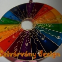 94.Szivárvány Mandala , Színkör, Dekoráció, Képzőművészet , Festmény, A szivárvány mandala hasonló a csakra mandalához?..
Minden életterületre hat.
Színei átsegítenek  ..., Meska