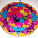 64. Lótusz Virág mandala - Szivárvány, Dekoráció, Képzőművészet , Festmény, 
Ennek a mandalának egy Tökéletes mását kapod,ha megveszed-ill. megrendeled. 1-2 napon-de legfeljebb..., Meska