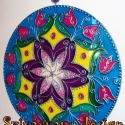 80. Tulipános mandala-2., A szerelem hírnöke., Dekoráció, Képzőművészet , Festmény, A Tulipán a lángoló érzelmek és a nőiesség jelképének virága.
A szerelem hírnöke. Ezért aki a szerel..., Meska