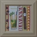 Dekupázs falikép - Havanna, Otthon, lakberendezés, Férfiaknak, Falikép, Decoupage, szalvétatechnika, 20,5 x 20,5 cm falikép. Keretét magam öntöm gipszből, akrilfestékkel kezelt.
A kép szalvétatechnikáv..., Meska