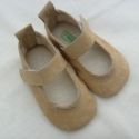 Puhatalpú bőrcipi, rendelhető 9-15 cm-ig, Ruha, divat, cipő, Baba-mama-gyerek, Cipő, papucs, Baba-mama kellék, Varrás, Valódi bőrből, ami nagyon finom puha, vékony, és nagyon könnyű. 
Bélése vékony, pamuttal bevont sziv..., Meska