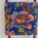 Virágminta, Dekoráció, Otthon, lakberendezés, Kép, Falikép, Decoupage, szalvétatechnika, Decoupage technikával készült kép.

A kis képek méretei: 9,5x9,5 cm
Az egész kép hossza (akasztás..., Meska