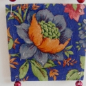 Virágminta, Dekoráció, Otthon, lakberendezés, Kép, Falikép, Decoupage, szalvétatechnika, Decoupage technikával készült kép.

A kis képek méretei: 9,5x9,5 cm
Az egész kép hossza (akasztás..., Meska