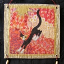 Cickafark, Dekoráció, Otthon, lakberendezés, Kép, Falikép, Decoupage, szalvétatechnika, Előszobában vagy nappaliban, de akár hálószobában is kiválóan mutat fehér vagy esetleg piros falon.
..., Meska
