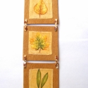 Levélhullás, Dekoráció, Otthon, lakberendezés, Kép, Falikép, Decoupage, szalvétatechnika, Decoupage technikával készült kép.

A kis képek méretei: 9,5x9,5 cm
Drót és kagylógyöngyök segítségé..., Meska