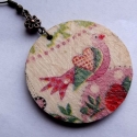 \"Repülj, madár, repülj...\", Ékszer, óra, Fülbevaló, Decoupage, szalvétatechnika, Ékszerkészítés, Két kedves kismadár várja, hogy egymásra találjanak és együtt szállhassanak a szikrázó napsütésben!
..., Meska
