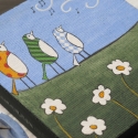 Zsebtükör - sminktükör Meskabala festmény , Baba-mama-gyerek, Szépségápolás, Dekoráció, Ékszer, óra, Fotó, grafika, rajz, illusztráció, Ékszerkészítés, Szép és hasznos sminktükör, ami mindig veled lehet. Táskába, vagy akár zsebbe is becsúsztatható. Töb..., Meska