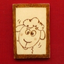 Kinn a bárány-vidám hűtőmágnes, Baba-mama-gyerek, Mindenmás, Otthon, lakberendezés, Konyhafelszerelés, Famegmunkálás, Mindenmás, Mérete: 4cmX6 cm

Égetett.Mágnescsík van a ahátán.



Számlaképes.

, Meska
