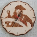 Jack Sparrow/Johnny Depp falióra, Átmérője 22cm ennek a hangulatos Jack Sparrow kaló...