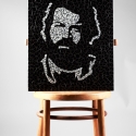 REKREDENC - Bud Spencer mozaik falikép, Dekoráció, Otthon, lakberendezés, Kép, Falikép, Mozaik technikával készült falikép, mely Bud Spencert ábrázolja. 

Ha van kedvenc autód vagy akármil..., Meska
