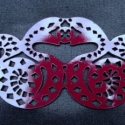 kar\\\\\\\'t deco kígyó karkötő, Ékszer, óra, Karkötő, kar\\\\\\\'t deco design by Marosi Kriszta.
Art deco által inspirált bordó perforált lakkbőr,patent..., Meska