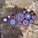 Quilling Ékszer-medál rendelésre, Ékszer, óra, Ékszerszett, Medál, Fülbevaló, Ékszerkészítés, Papírművészet, Nagyon mutatós, egyedi, Quilling technikával készült ékszer.mérsékelten bírja a vizet. 
Lánc is kérh..., Meska
