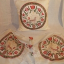 Beszélő madár (selyem sál,ill.stóla), Dekoráció, Ruha, divat, cipő, Magyar motívumokkal, Selyemfestés, Festészet, Ezt a selyem sálat stólaként is hordhatjuk, mintája ekkor érvényesül igazán.

Mintája magyar motívum..., Meska