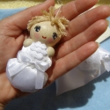 Picuri,  a kabala-babuci...ünnepi erszénnyel /Rendelhető!!!/, Dekoráció, Esküvő, Ünnepi dekoráció, Baba-és bábkészítés, Ha esküvőre készülsz és szeretnéd az ifjú párt meglepni valami kedves-mókás ajándékkal, akkor Neked ..., Meska