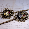 Miss Victoria Wylden - Steampunk hajcsat, Ruha, divat, cipő, Hajbavaló, Hajcsat, Ékszerkészítés, A kollekció minden darabja a steampunk és a neoviktoriánus stílusjegyeket viselve idézik meg a korsz..., Meska