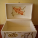 Esküvői doboz, Esküvő, Otthon, lakberendezés, Tárolóeszköz, Doboz, Decoupage, szalvétatechnika, Festett tárgyak, Közeledik az esküvő és még nem tudod mit ajándékozz az ifjú párnak?

Itt ez a nagyon elegáns és prak..., Meska