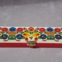 Kalocsai mintás tolltartó, Magyar motívumokkal, Otthon, lakberendezés, Tárolóeszköz, Decoupage, szalvétatechnika, Festett tárgyak, Decoupage technikával készítettem ezt a szép, magyar mintás tolltartót.

A tetejét kalocsai minta dí..., Meska