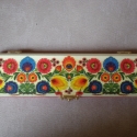 Kalocsai mintás tolltartó, Magyar motívumokkal, Otthon, lakberendezés, Tárolóeszköz, Decoupage, szalvétatechnika, Festett tárgyak, Decoupage technikával készítettem ezt a szép, magyar mintás tolltartót.

A tetejét kalocsai minta dí..., Meska