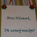 Akciós!  Nászéjszakára, Dekoráció, Esküvő, Otthon, lakberendezés, Kép, Festészet, 
Akció!!! 800 Ft helyett 500 Ft!

Az Ifjú Házasoknak készítettem el ezt a kilincsre akasztható táblá..., Meska