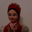 Magyar népviseletes baba, Magyar motívumokkal, Dekoráció, Baba-és bábkészítés, Varrás, Kézzel varrott,díszített népviseletes Magyar baba. Mérete: 20 cm. , Meska