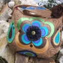 HÁROMDIMENZIÓS VIRÁGOM....... PÁVATOLL  SZÍNEIBEN, ...RENDELHETŐ , Táska, Képzőművészet , Patchwork, foltvarrás, Varrás, HÁROMDIMENZIÓS VIRÁGOM......PÁVATOLL SZÍNEIBEN,  RENDELHETŐ
+ Ajándék kitűzővel ! NŐI TITKOK AZ APRÓ..., Meska