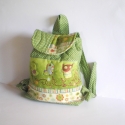 Baglyos, pillangós kislány hátizsák, Baba-mama-gyerek, Táska, Baba-mama kellék, Hátizsák, Természetes alapanyagokból és különleges amerikai patchwork textilből készült ez a hátizsák.
Mérete:..., Meska