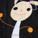 Szoknyás nyuszi, Baba-mama-gyerek, Dekoráció, Patchwork, foltvarrás, 24.5 cm x 37 cm

Lányom rajza alapján. Ő ugyan egérnek titulálta, de a fülei alapján egyértelműen ny..., Meska