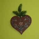 Tulipános szív tábla