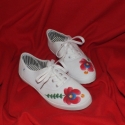 Matyóshoe2 - kézzel festett cipő, Ruha, divat, cipő, Cipő, papucs, Női ruha, , Meska