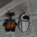 Wall-E fülbevaló, Ékszer, óra, Fülbevaló, Zsugorka, Wall-E
Hossza: 5 cm (csak a zsugorka)
Felemásra készítettem ezt a fülbevalópárt, az ismert meséből. ..., Meska
