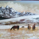 Havas lejtő  - festmény, Képzőművészet , Festmény, Akril, Festészet, 20 x 40 cm-es akril festmény kasírozott vásznon.

Minőségi, barna színű fa kerettel.

Művészakrillal..., Meska