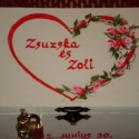 Szíves ládika esküvőre, Otthon, lakberendezés, Tárolóeszköz, Doboz, Festészet, Névre szóló ládika szabadkézi festéssel, kis, zárható lakattal.
Ez a doboz rendelésre készült, ha ké..., Meska