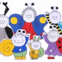 Bogyó, Babóca, Batazár, Vendel, Pihe és Gömbi játékmágnes, Baba-mama-gyerek, Dekoráció, Játék, Játékfigura, Mindenmás, Varrás, Megnyertük Bartos Erika a\" Bogyó és Babóca\" című könyvek szerzőjének tetszését, így Bogyót, Babócá..., Meska